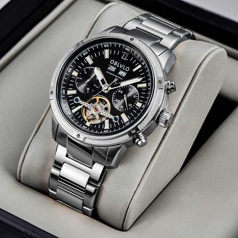 Men's Multi-functional Hollowed Fashion Watch - A-1 Thread Vault