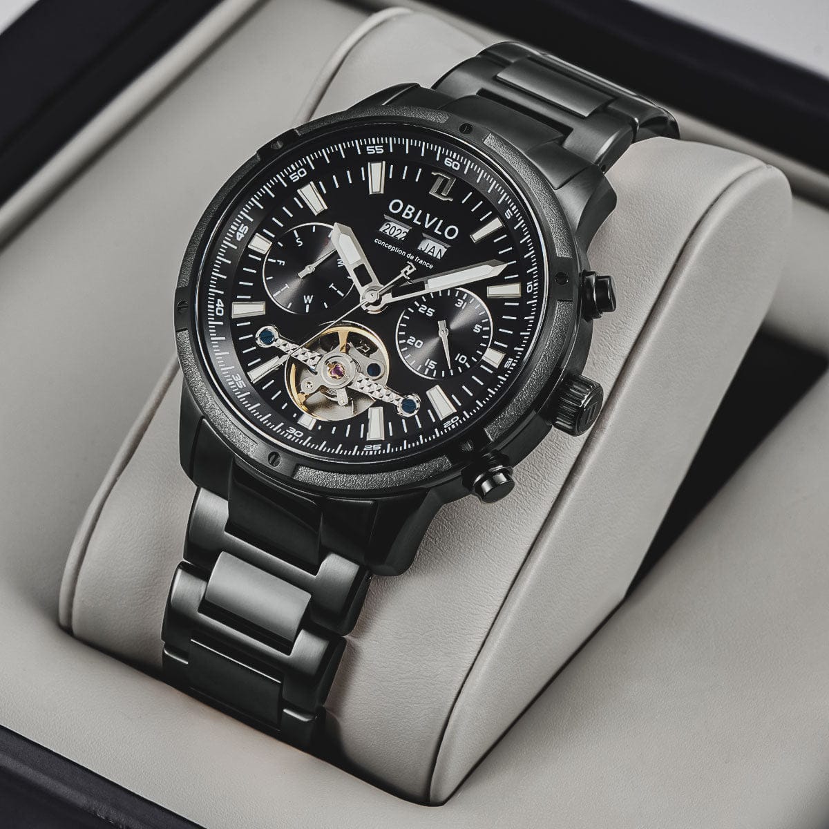 Men's Multi-functional Hollowed Fashion Watch - A-1 Thread Vault