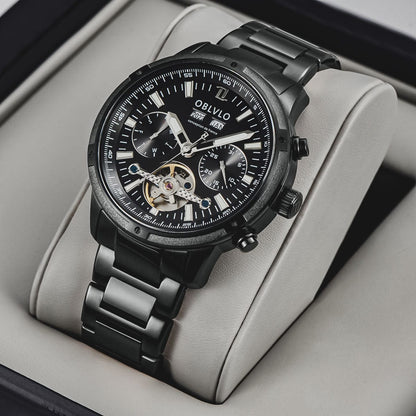 Men's Multi-functional Hollowed Fashion Watch - A-1 Thread Vault
