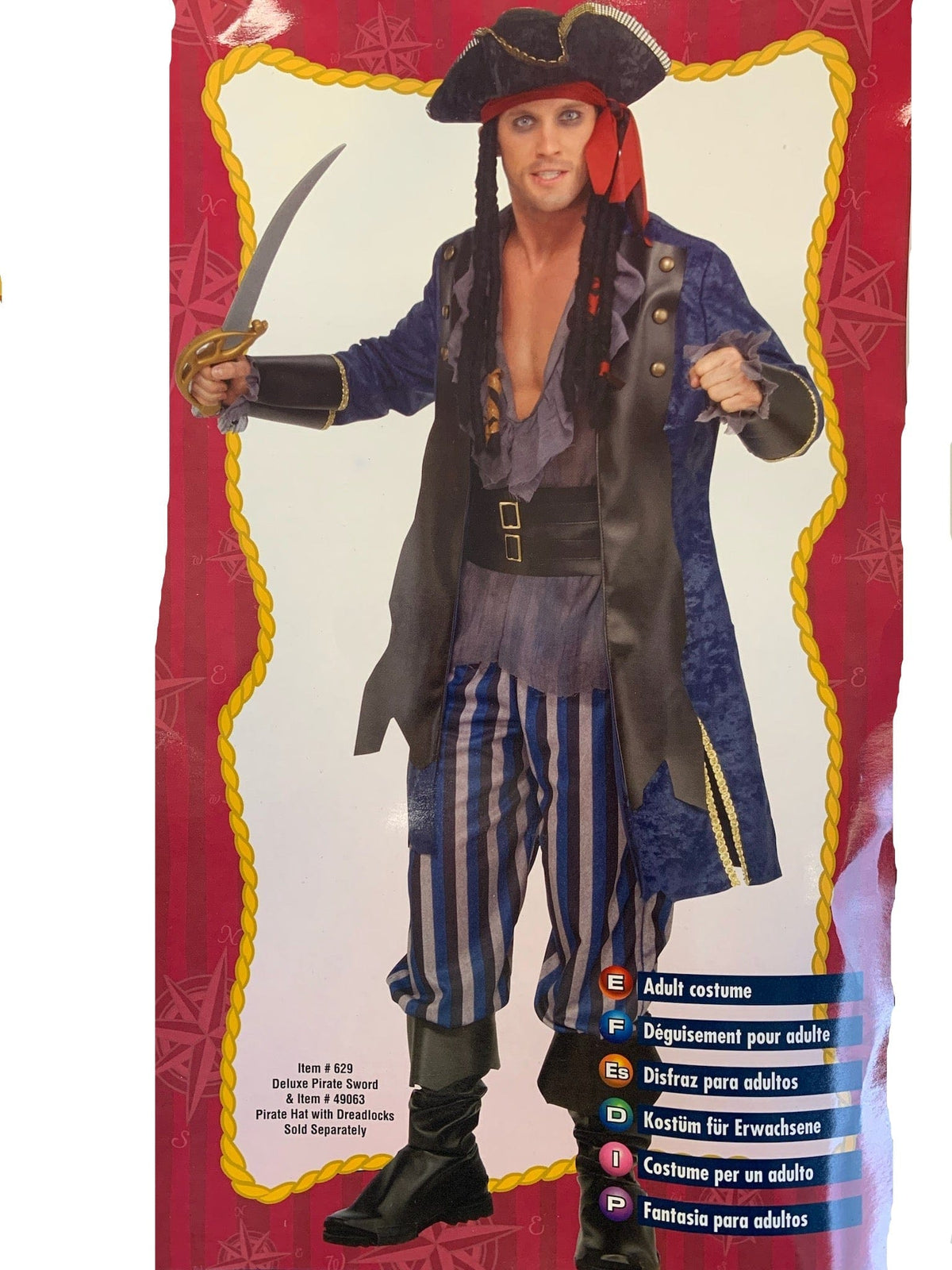 Men's Pirate Costume - A-1 Thread Vault
