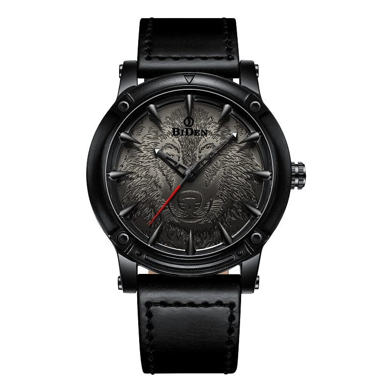Men's Solid Color Casual Belt Quartz Watch - A-1 Thread Vault