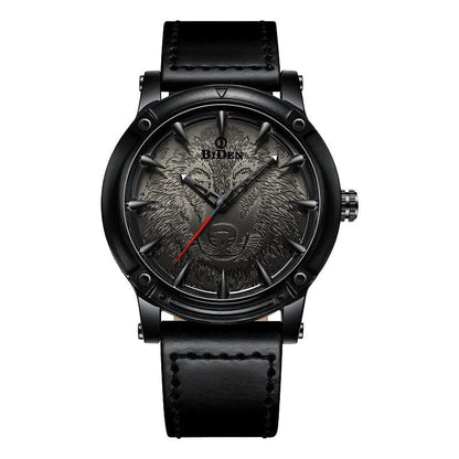 Men's Solid Color Casual Belt Quartz Watch - A-1 Thread Vault