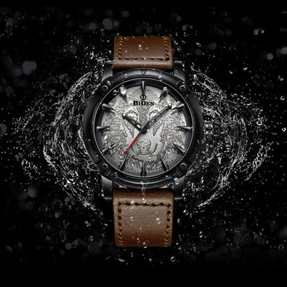 Men's Solid Color Casual Belt Quartz Watch - A-1 Thread Vault