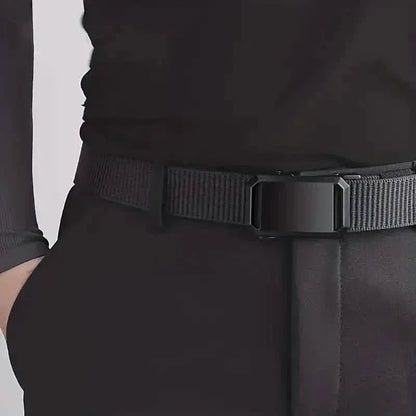 Men's Stylish Canvas Belt with Automatic Buckle - A-1 Thread Vault