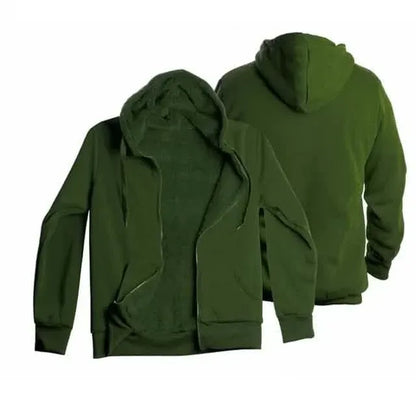 Men's Thick Sherpa Lined Fleece Hoodie (Big & Tall Sizes Available) - A-1 Thread Vault
