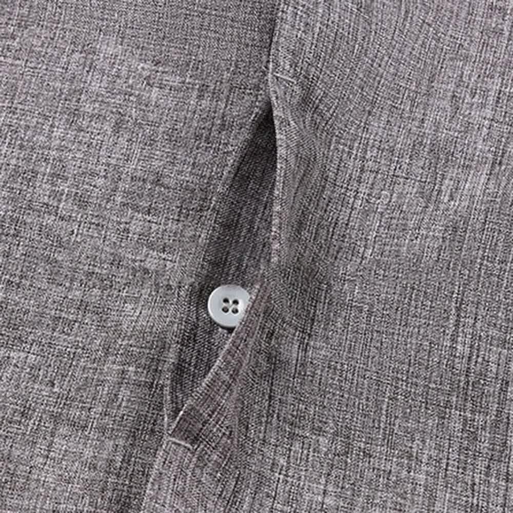 Men's Button Down Shirt Short Sleeve Plain Lapel - A-1 Thread Vault