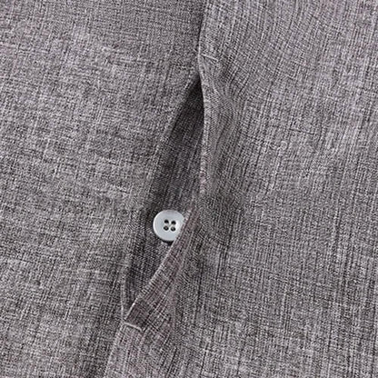 Men's Button Down Shirt Short Sleeve Plain Lapel - A-1 Thread Vault