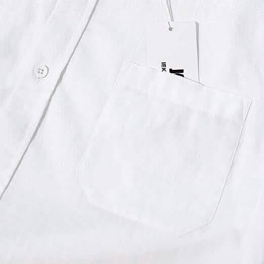 Mens Button Down Short Sleeve Linen Shirts - A-1 Thread Vault