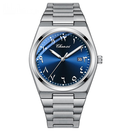 Mens Luminous Waterproof Quartz Watch - A-1 Thread Vault
