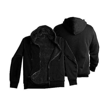 Men's Thick Sherpa Lined Fleece Hoodie (Big & Tall Sizes Available) - A-1 Thread Vault