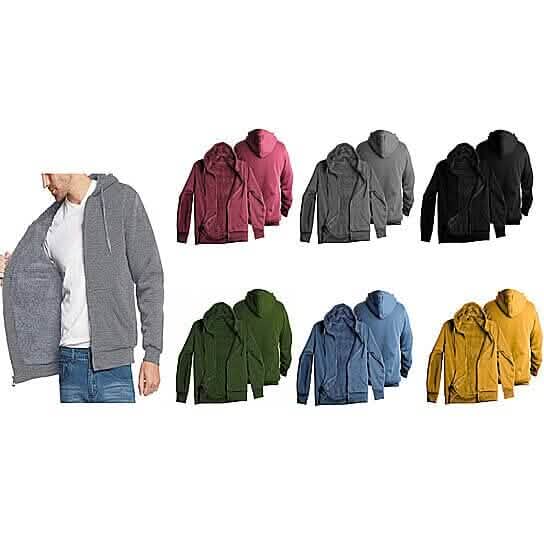 Men's Thick Sherpa Lined Fleece Hoodie (Big & Tall Sizes Available) - A-1 Thread Vault