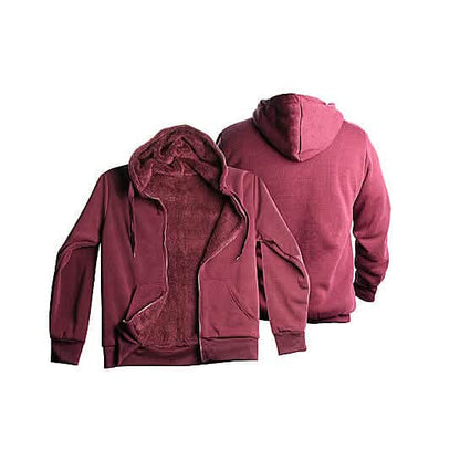 Men's Thick Sherpa Lined Fleece Hoodie (Big & Tall Sizes Available) - A-1 Thread Vault