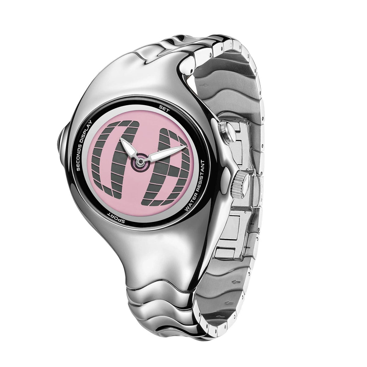 Mens Twisted Vintage Asymmetric Dual-Display Watch - A-1 Thread Vault