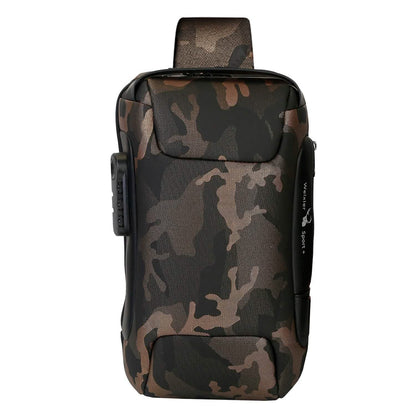 Men's Waterproof Anti-Theft Sling Backpack - A-1 Thread Vault