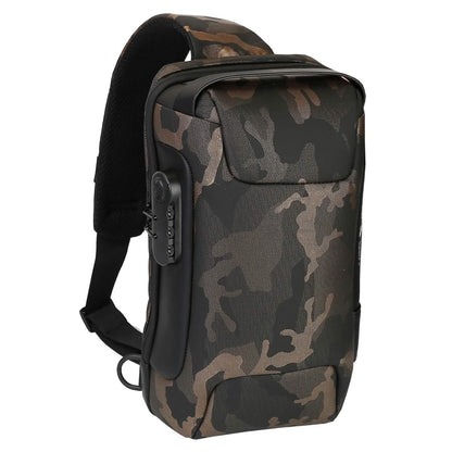 Men's Waterproof Anti-Theft Sling Backpack - A-1 Thread Vault