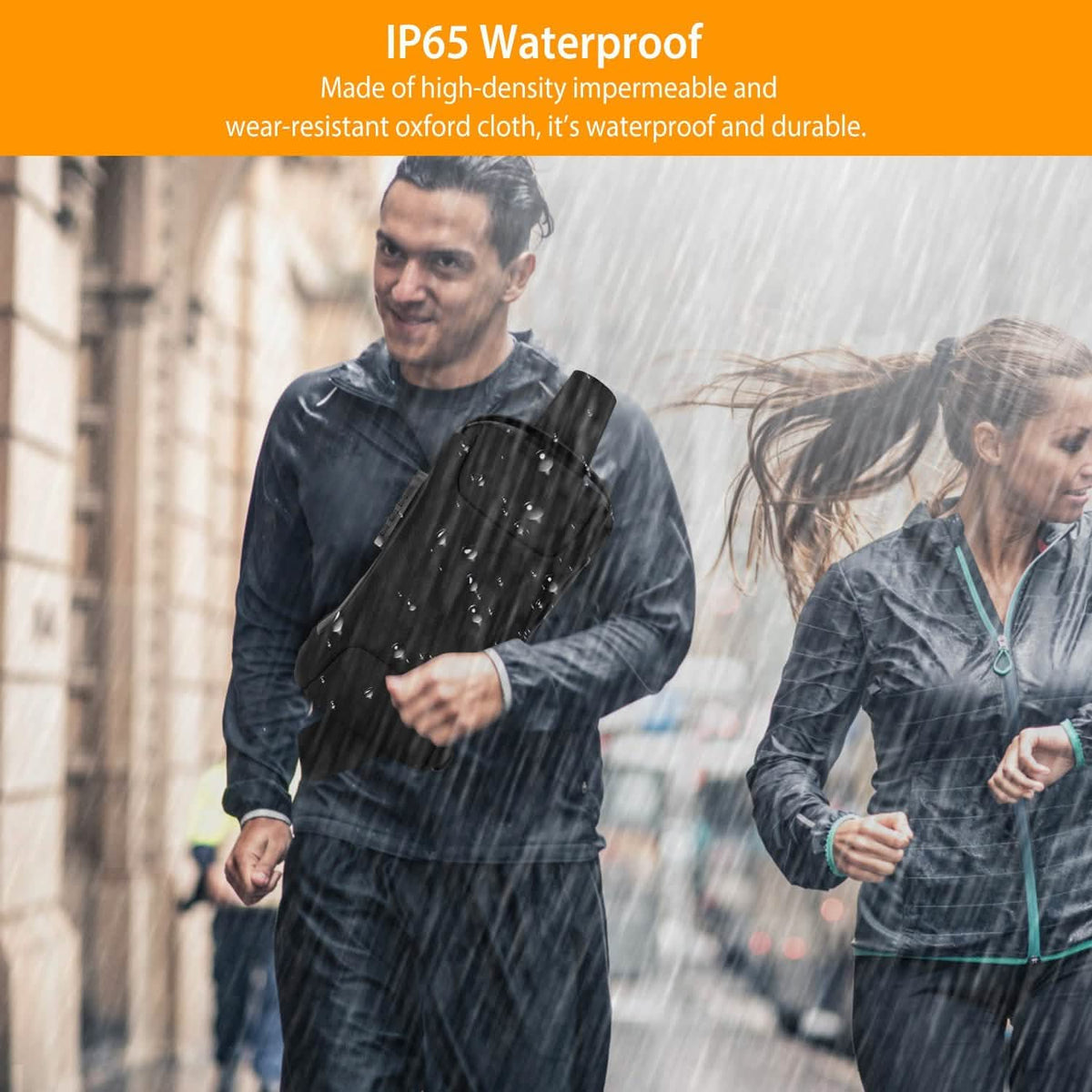 Men's Waterproof Anti-Theft Sling Backpack - A-1 Thread Vault