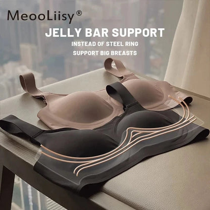 MeooLiisy C to F Cup Plus Size Tube Top Underwear Minimizer Seamless Active Bras Wireless Surper Comfortable Lingerie XXXXL - A-1 Thread Vault