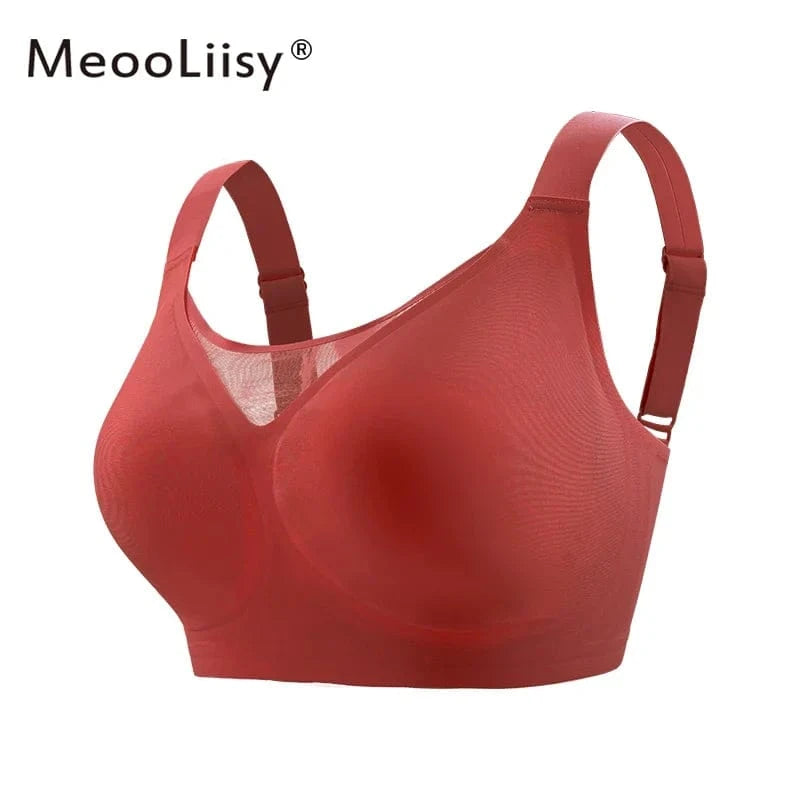 MeooLiisy C to F Cup Plus Size Tube Top Underwear Minimizer Seamless Active Bras Wireless Surper Comfortable Lingerie XXXXL - A-1 Thread Vault