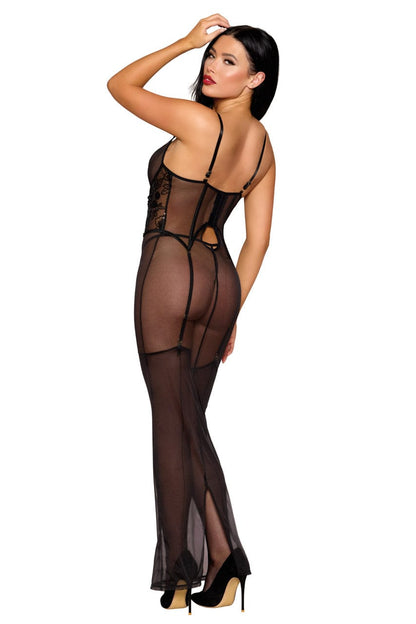 Mesh Gown with Built-In Corset - A-1 Thread Vault