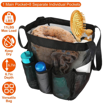Mesh Shower Caddy Bag Organizer Storage Hanging Basket - A-1 Thread Vault