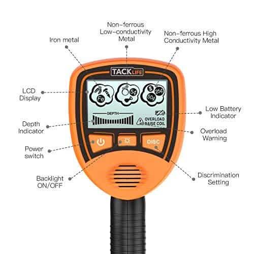Metal Detector Mainly for Kids with Large Back-lit LCD Display MMD03 - A-1 Thread Vault