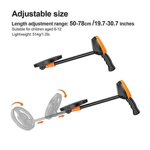 Metal Detector Mainly for Kids with Large Back-lit LCD Display MMD03 - A-1 Thread Vault