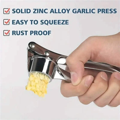 Metal Garlic Press Manually Crusher - A-1 Thread Vault