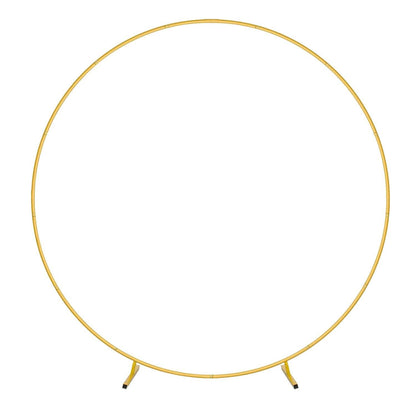 Metal Round Arch Reusable Backdrop Stand with Balloon Tools - A-1 Thread Vault
