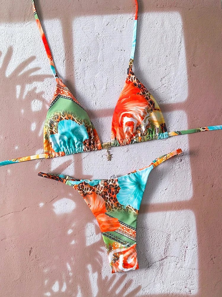Micro Bikini Women Swimsuit Two-Piece Bathing Suit Woman Swimwear 2026 Sexy Leopard Push Up Thong Bikinis Sets Beachwear Summer - A-1 Thread Vault