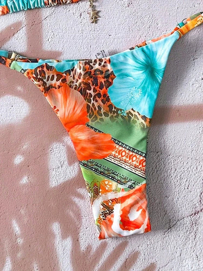 Micro Bikini Women Swimsuit Two-Piece Bathing Suit Woman Swimwear 2026 Sexy Leopard Push Up Thong Bikinis Sets Beachwear Summer - A-1 Thread Vault