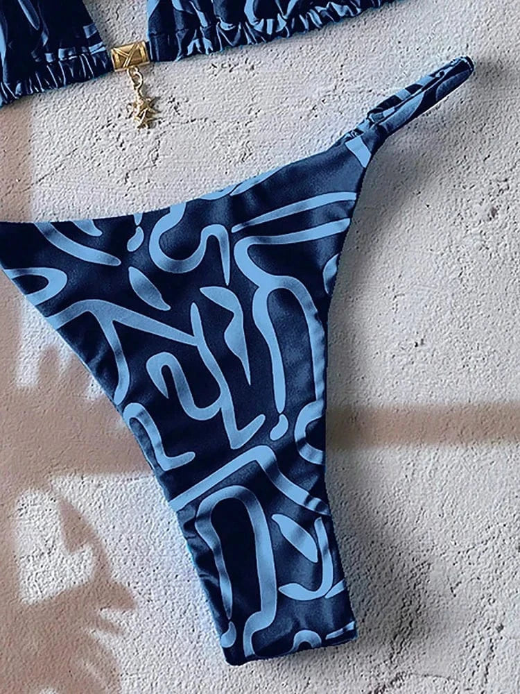 Micro Bikini Women Swimsuit Two-Piece Bathing Suit Woman Swimwear 2026 Sexy Leopard Push Up Thong Bikinis Sets Beachwear Summer - A-1 Thread Vault