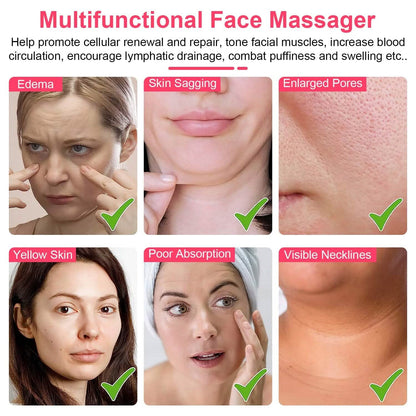 Micro-Current Face Massager Rechargeable Roller with 5 Gears - A-1 Thread Vault