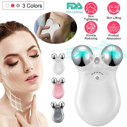 Micro-Current Face Massager Rechargeable Roller with 5 Gears - A-1 Thread Vault