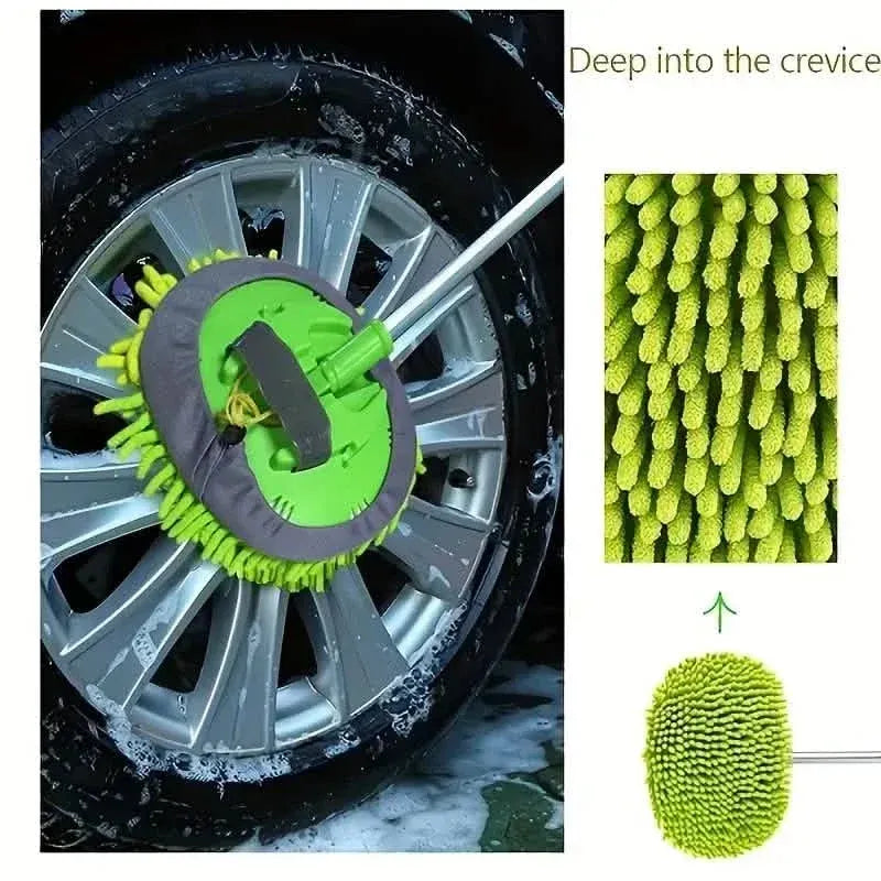 Microfiber Car Wash Brush Mop Kit - A-1 Thread Vault