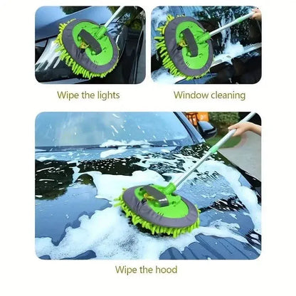 Microfiber Car Wash Brush Mop Kit - A-1 Thread Vault