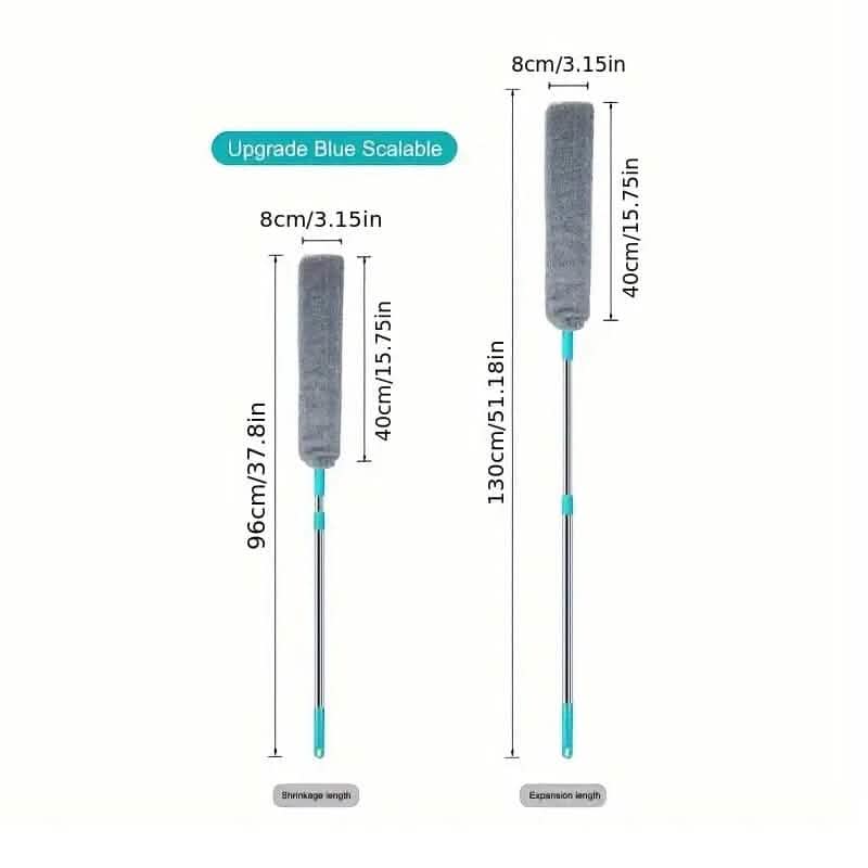 Microfiber Wet Dry Retractable Dusting Brush with Extension Rod - A-1 Thread Vault