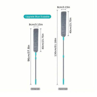 Microfiber Wet Dry Retractable Dusting Brush with Extension Rod - A-1 Thread Vault
