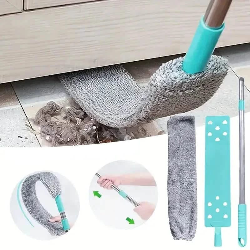 Microfiber Wet Dry Retractable Dusting Brush with Extension Rod - A-1 Thread Vault
