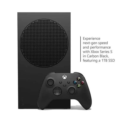Microsoft Xbox Series S 1TB SSD Console Carbon Black Includes Xbox Wireless Controller (Refurbished) - A-1 Thread Vault