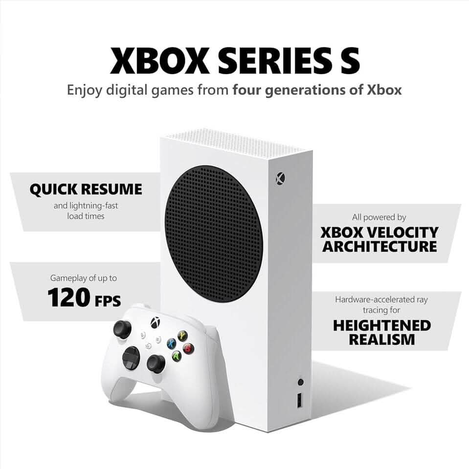 Microsoft Xbox Series S 512GB All-Digital Starter Bundle Console (Refurbished) - A-1 Thread Vault