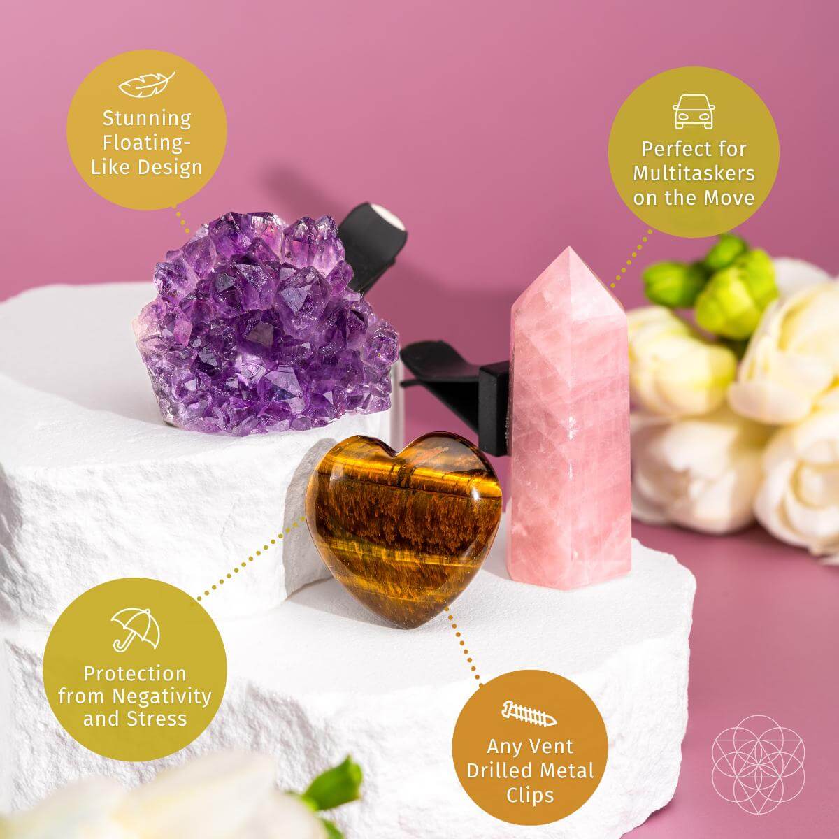 Mindful Multitasker - Crystal Car Kit of Balance - A-1 Thread Vault