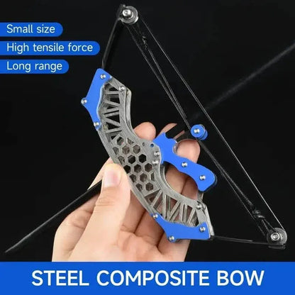 Mini Archery Bow Set – Right/Left Hand, Metal Compound Bow, Shooting Practice - A-1 Thread Vault