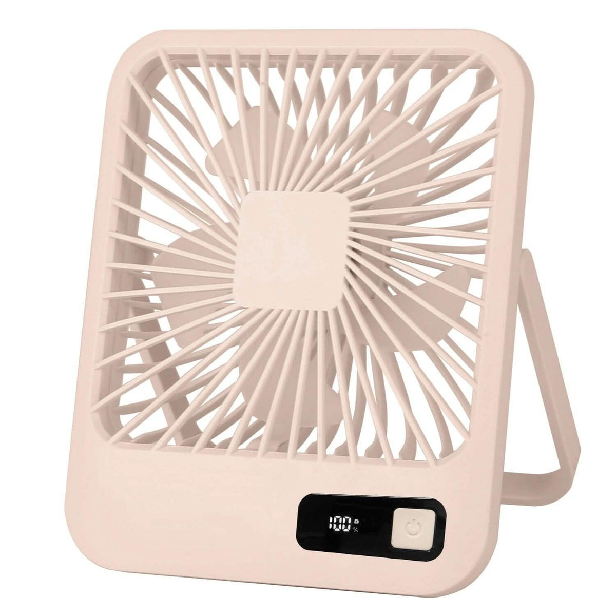 Mini Desktop Cooling Fan Rechargeable Battery Powered with LCD Display - A-1 Thread Vault