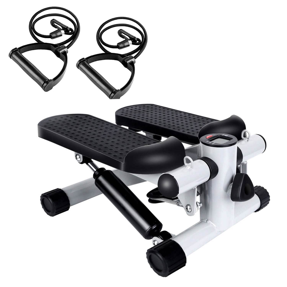Mini Fitness Stepper with 2 Resistance Bands LCD Monitor - A-1 Thread Vault