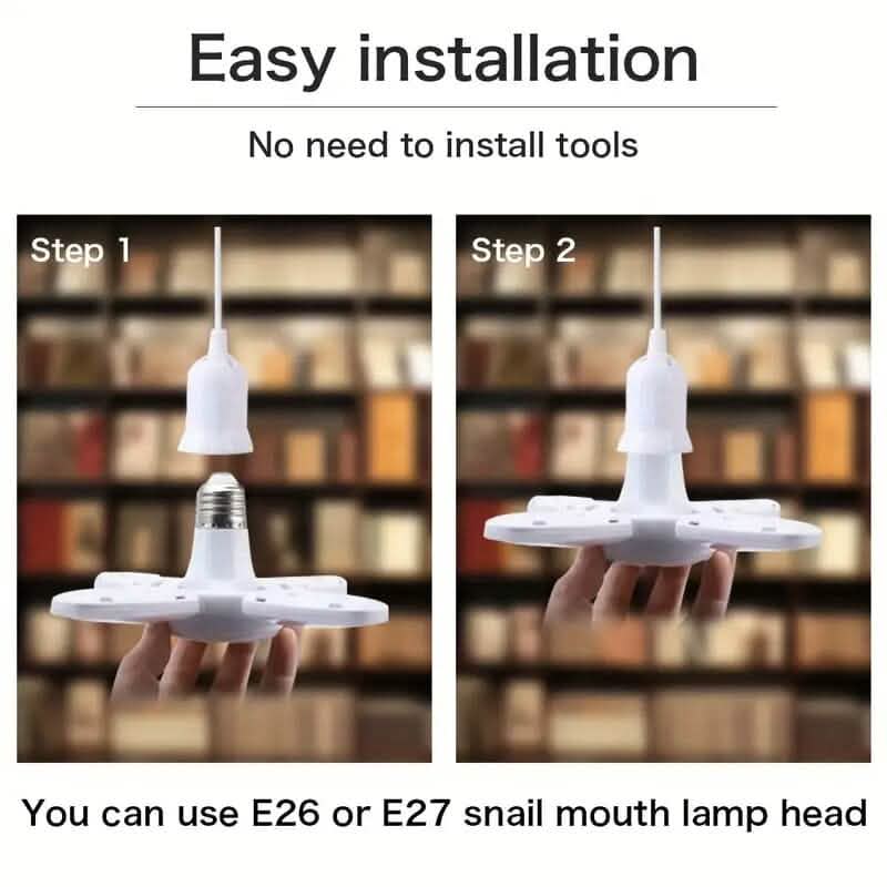 Mini LED Four-Leaf Garage Or Indoor Light - A-1 Thread Vault
