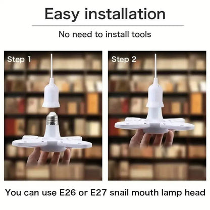 Mini LED Four-Leaf Garage Or Indoor Light - A-1 Thread Vault