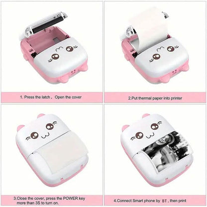 Mini Pocket Wireless BT Thermal Inkless Printer for Smartphones - A-1 Thread Vault