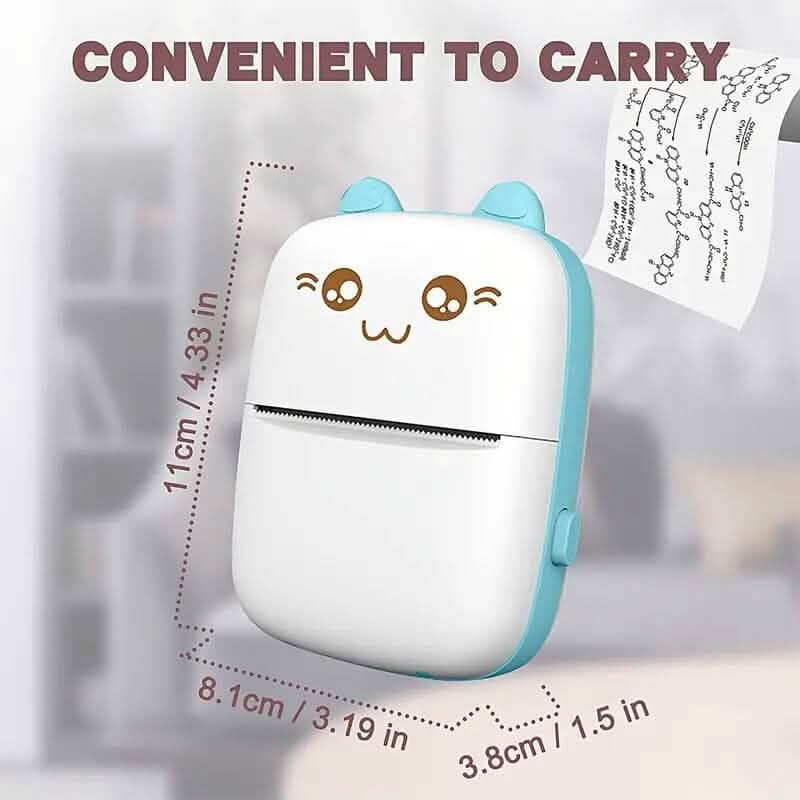 Mini Pocket Wireless BT Thermal Inkless Printer for Smartphones - A-1 Thread Vault
