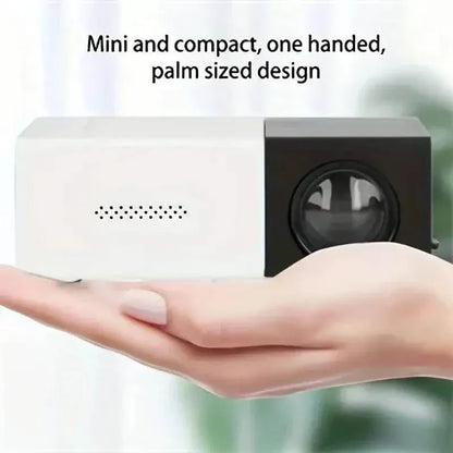 Mini Portable High-Definition Movie Projector Bright 3000+ Lumen HD LED Light Source With USB - A-1 Thread Vault