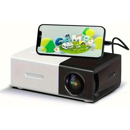 Mini Portable High-Definition Movie Projector Bright 3000+ Lumen HD LED Light Source With USB - A-1 Thread Vault